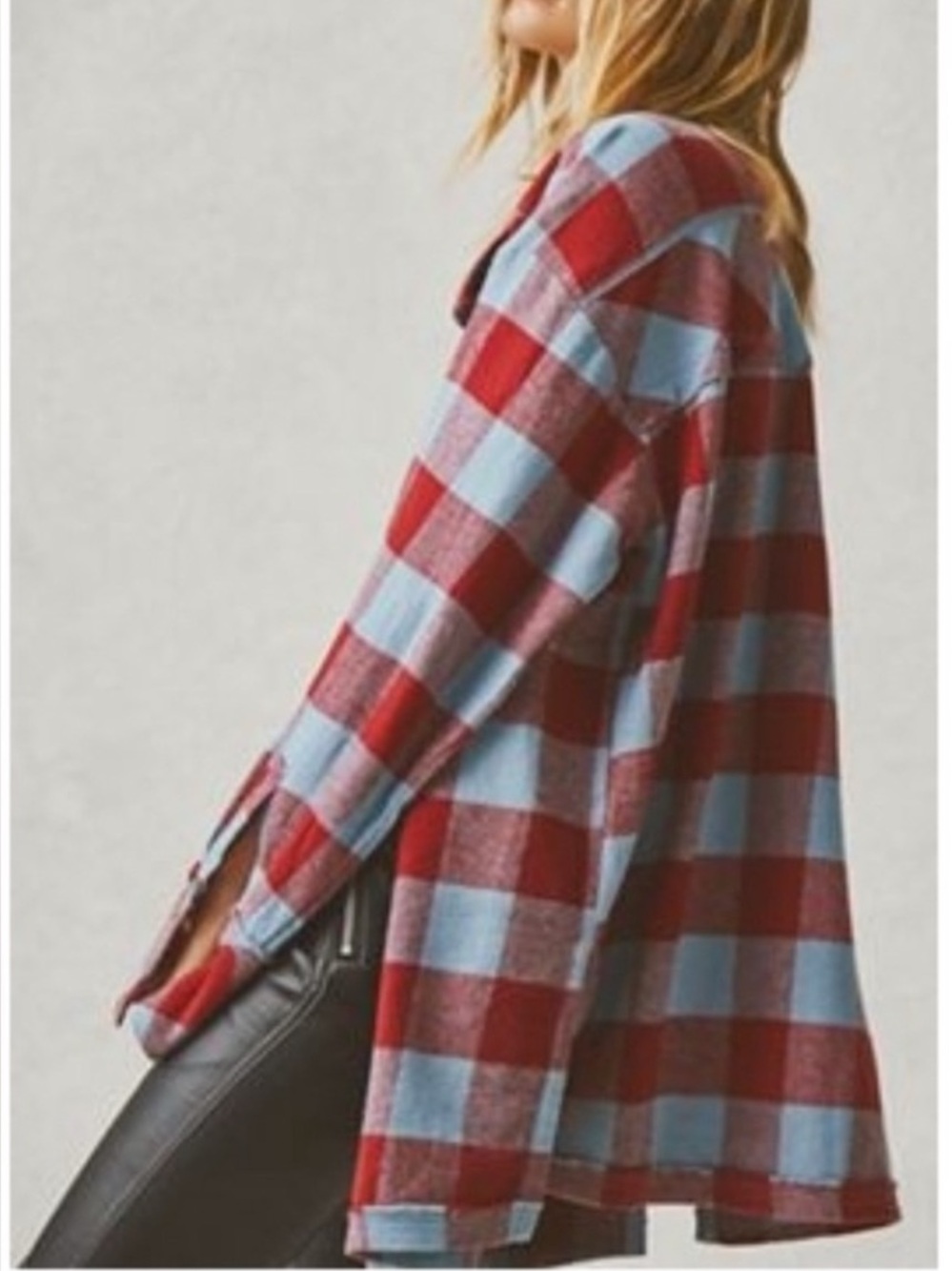 Free People So Long Summer Plaid Shacket